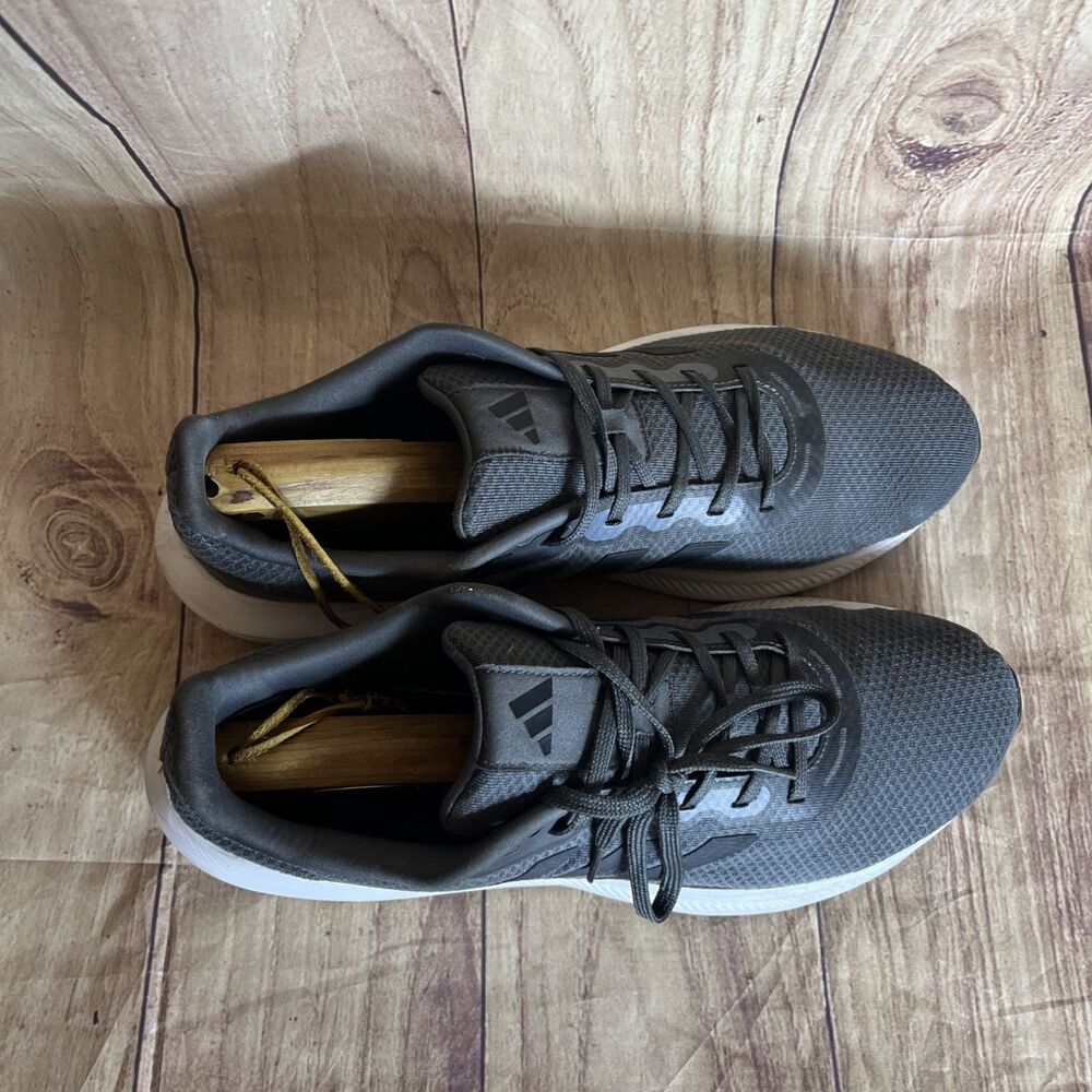 Adidas Run Falcon 3.0 Mens Size 13 Shoes Gray Black Running Sneakers New - Picture 7 of 9